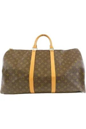 LOUIS VUITTON Pre-owned, Dames, Bruin, ONE Size, Tweedehands Canvas Louis Vuitton tassen