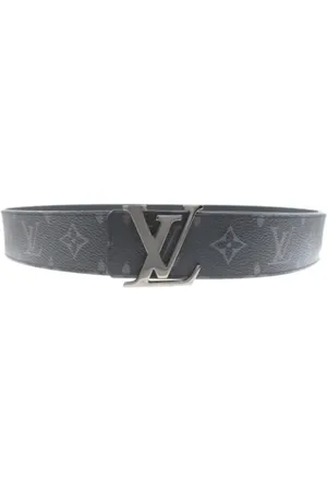 LOUIS VUITTON Pre-owned, Heren, Zwart, ONE Size, Pre-owned Fabric belts