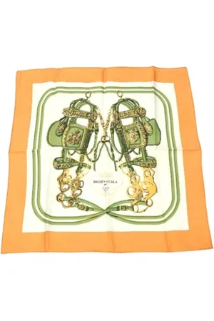 Hermès Pre-owned, Dames, Veelkleurig, ONE Size, Pre-owned Silk scarves