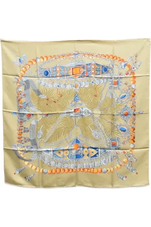 Hermès Pre-owned, Dames, Veelkleurig, ONE Size, Pre-owned Silk scarves