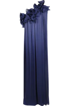 Costarellos Kleedjes, Dames, Blauw, M, Charmain Jurk - Elegant en Comfortabel
