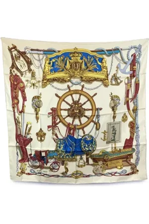 Hermès Pre-owned, Dames, Veelkleurig, ONE Size, Pre-owned Silk scarves