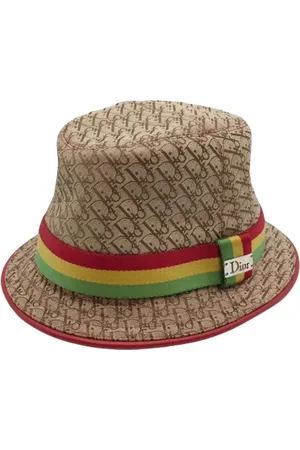 Dior Pre-owned, Dames, , ONE Size, Pre-owned Canvas hats