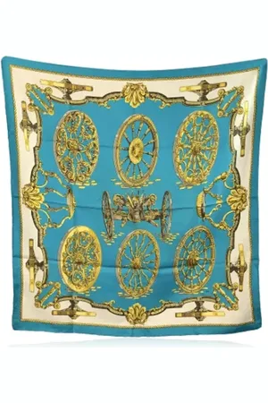 Hermès Pre-owned, Dames, Veelkleurig, ONE Size, Pre-owned Silk scarves