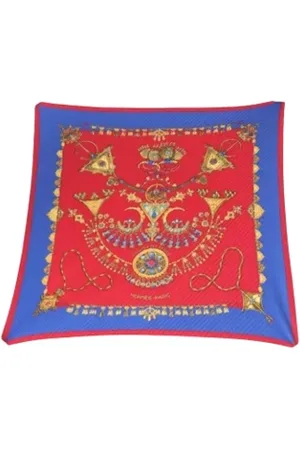 Hermès Pre-owned, Dames, Veelkleurig, ONE Size, Pre-owned Silk scarves