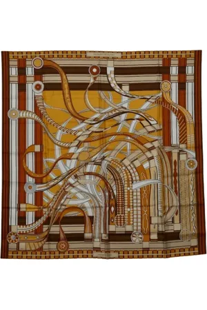 Hermès Pre-owned, Dames, Veelkleurig, ONE Size, Pre-owned Silk scarves