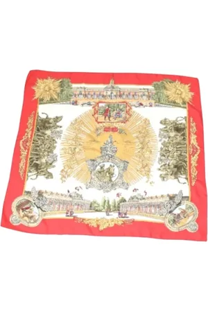 Hermès Pre-owned, Dames, Veelkleurig, ONE Size, Pre-owned Silk scarves