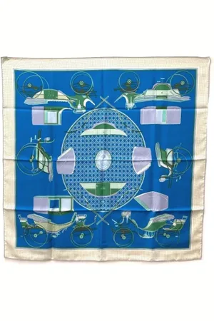 Hermès Pre-owned, Dames, Veelkleurig, ONE Size, Pre-owned Silk scarves