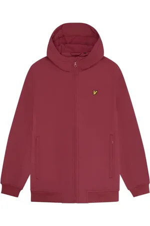 Lyle & Scott Jassen, Heren, Rood, S, Jassen Fleece Achter Softshell Jas