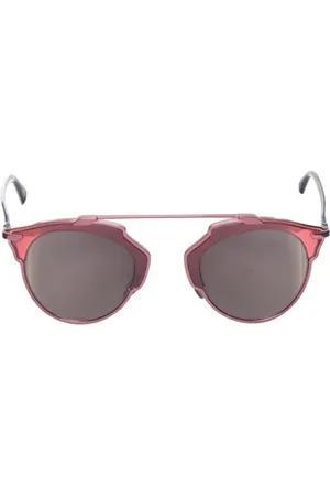 Dior Pre-owned, Dames, Roze, ONE Size, Pre-owned Metal sunglasses
