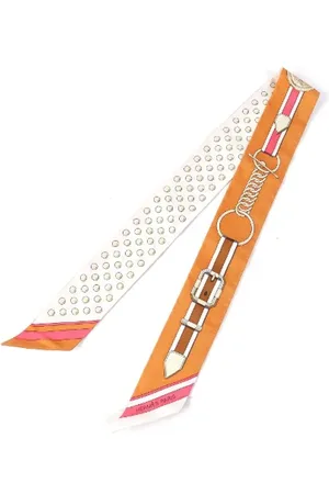 Hermès Pre-owned, Dames, Veelkleurig, ONE Size, Pre-owned Silk scarves