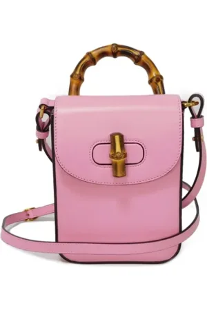 Gucci Pre-owned, Dames, Roze, ONE Size, Leer, Pre-owned Leather backpacks