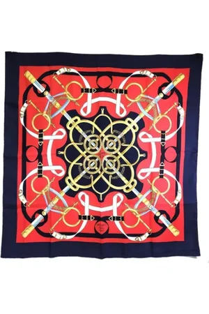 Hermès Pre-owned, Dames, Veelkleurig, ONE Size, Pre-owned Silk scarves