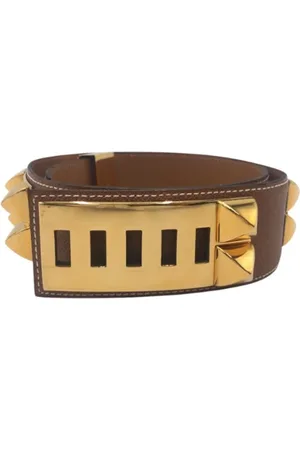 Hermès Pre-owned, Heren, Bruin, ONE Size, Leer, Pre-owned Leather belts