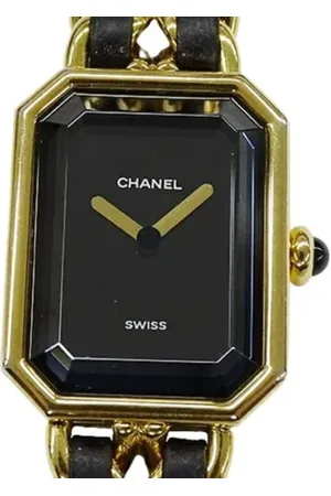 CHANEL Pre-owned, Dames, Zwart, ONE Size, Pre-owned Glass watches