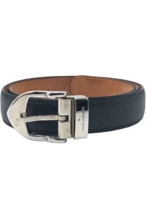 LOUIS VUITTON Pre-owned, Dames, Zwart, ONE Size, Leer, Pre-owned Leather belts