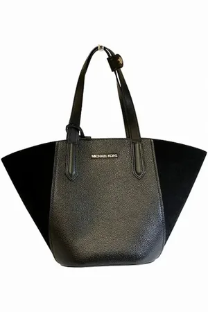 Michael Kors Pre-owned, Dames, Zwart, ONE Size, Leer, Tweedehands leren handtassen
