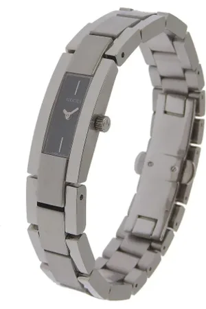 Gucci Pre-owned, Dames, Grijs, ONE Size, Pre-owned Stainless Steel watches