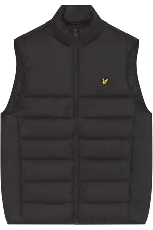 Lyle & Scott Jassen, Heren, Grijs, S, Jassen Gewatteerd Gilet