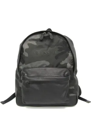 Coach Pre-owned, Dames, Zwart, ONE Size, Leer, Pre-owned Leather backpacks