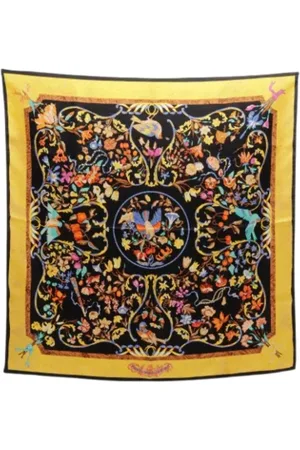 Hermès Pre-owned, Dames, Veelkleurig, ONE Size, Pre-owned Silk scarves