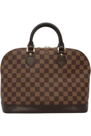 LOUIS VUITTON Pre-owned, Dames, Bruin, ONE Size, Tweedehands Canvas Louis Vuitton tassen