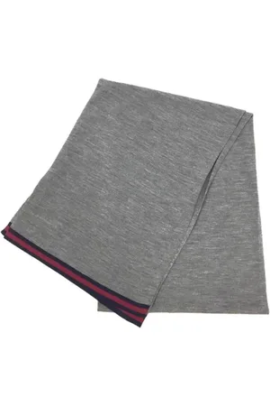 Gucci Pre-owned, Dames, Grijs, ONE Size, Wol, Pre-owned Wool scarves