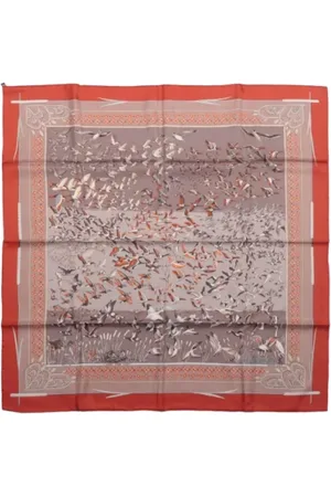 Hermès Pre-owned, Dames, Veelkleurig, ONE Size, Pre-owned Silk scarves