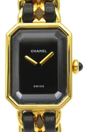 CHANEL Pre-owned, Dames, Zwart, ONE Size, Pre-owned Stainless Steel watches