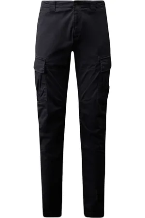 C.P. Company Broeken, Heren, Blauw, XL, Katoen, Total Eclipse Cargo Broek