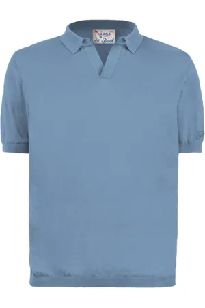 MC2 SAINT BARTH Tops, Heren, Blauw, XL, Stijlvolle Tops en Polo