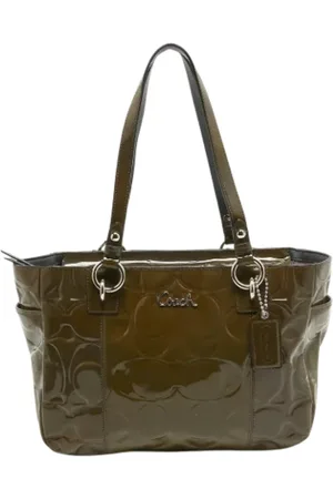 Coach Pre-owned, Dames, Groen, ONE Size, Pre-owned Leather totes