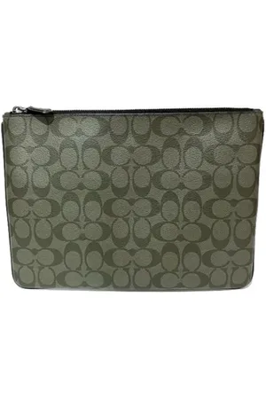 Coach Pre-owned, Dames, Veelkleurig, ONE Size, Leer, Pre-owned Leather clutches