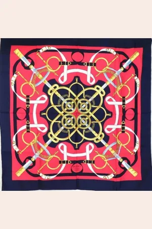 Hermès Pre-owned, Dames, Veelkleurig, ONE Size, Pre-owned Silk scarves