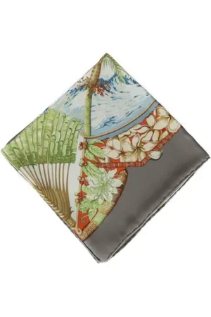 Hermès Pre-owned, Dames, Veelkleurig, ONE Size, Pre-owned Silk scarves