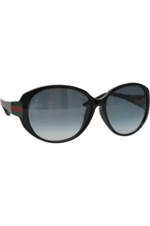 Gucci Pre-owned, Dames, Zwart, ONE Size, Pre-owned Plastic sunglasses