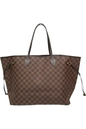 LOUIS VUITTON Pre-owned, Dames, Bruin, ONE Size, Tweedehands Canvas Louis Vuitton tassen