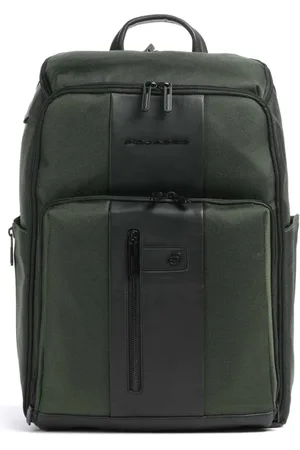 Piquadro Tassen, unisex, Groen, ONE Size, Groene Laptoptas met PC Compartiment