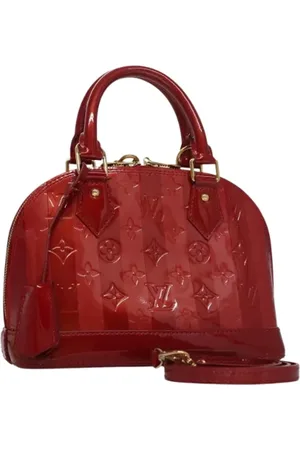 LOUIS VUITTON Pre-owned, Dames, Rood, ONE Size, Leer, Tweedehands leren Louis Vuitton tassen