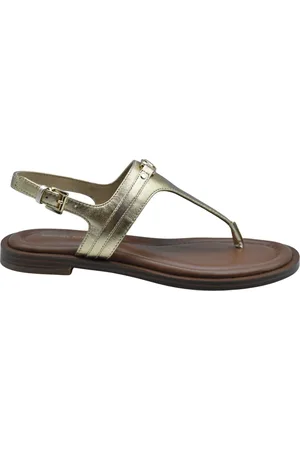 Michael Kors Schoenen, Dames, Geel, 36 EU, Gouden Veterschoenen voor Vrouwen