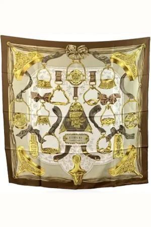 Hermès Pre-owned, Dames, Veelkleurig, ONE Size, Pre-owned Silk scarves