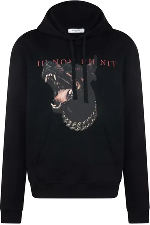 Ih Nom Uh Nit Sweatshirts & Hoodies, Heren, Zwart, 3Xl, Katoen, Zwarte Dobermann Grafische Hoodie