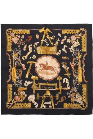 Hermès Pre-owned, Dames, Veelkleurig, ONE Size, Pre-owned Silk scarves