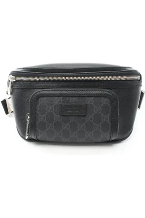 Gucci Pre-owned, Heren, Zwart, ONE Size, Leer, Pre-owned Leather gucci-bags