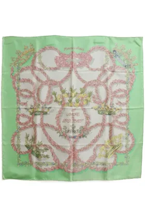 Hermès Pre-owned, Dames, Veelkleurig, ONE Size, Pre-owned Silk scarves