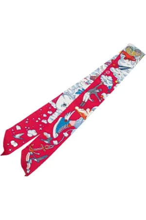 Hermès Pre-owned, Dames, Veelkleurig, ONE Size, Pre-owned Silk scarves