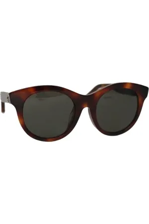 Gucci Pre-owned, Dames, Bruin, ONE Size, Pre-owned Plastic sunglasses