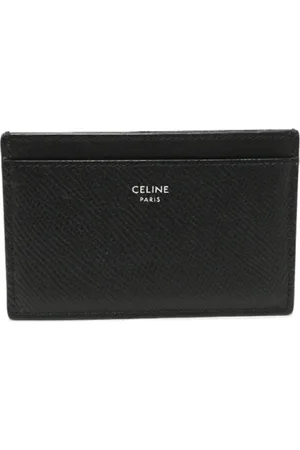 Céline Pre-owned, Dames, Zwart, ONE Size, Leer, Tweedehands leren portemonnees