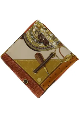 Hermès Pre-owned, Dames, Veelkleurig, ONE Size, Pre-owned Silk scarves