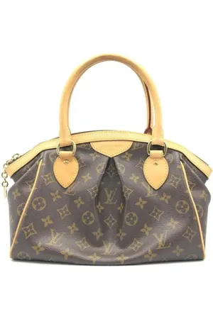 LOUIS VUITTON Pre-owned, Dames, Bruin, ONE Size, Tweedehands Canvas Louis Vuitton tassen